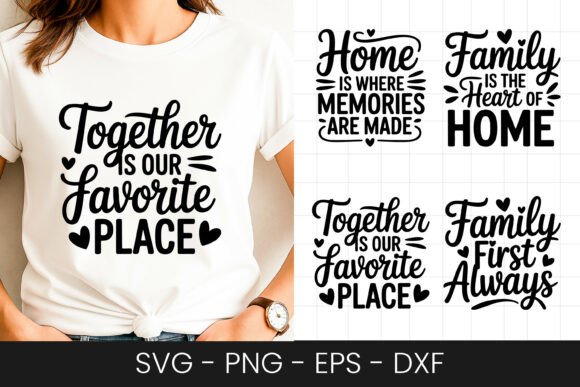 Together Is Our Favorite Place SVG PNG Graphics for Crafts